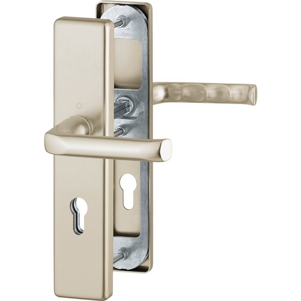 Produktabbildung: HOPPE Schutzgarnitur London 113/2221/2410, 72 mm, Aluminium F2, 41-46 mm