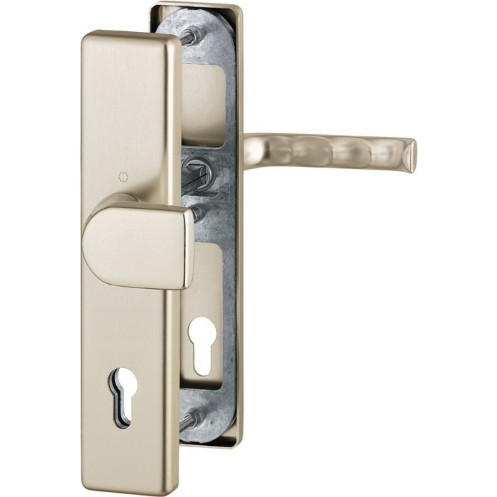 Produktabbildung: HOPPE Schutzgarnitur London 78G/2221/2410/113, 92 mm, Aluminium F2, 66-71 mm