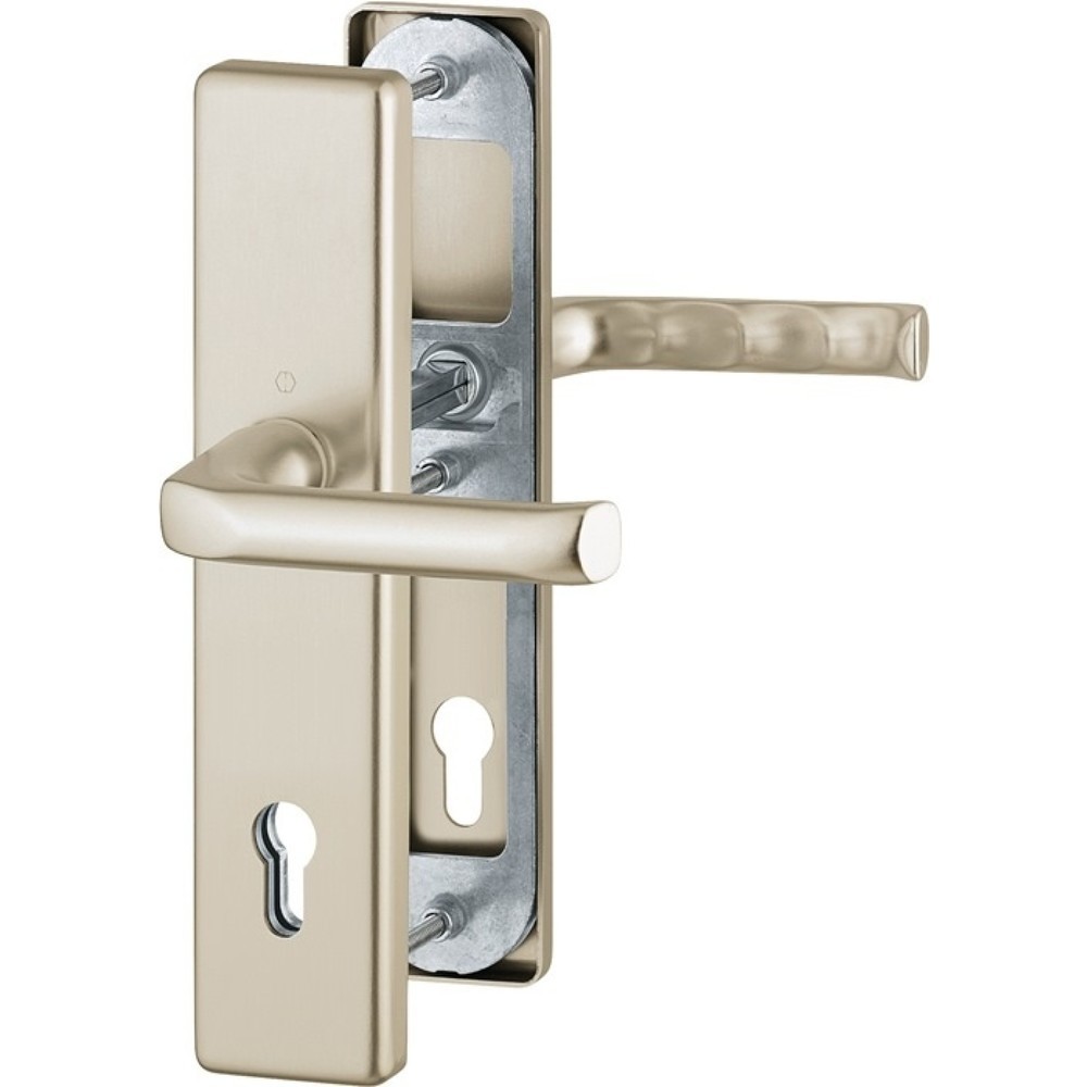 Produktabbildung: HOPPE Schutzgarnitur London 113/2221/2410, 92 mm, Aluminium F2, 66-71 mm