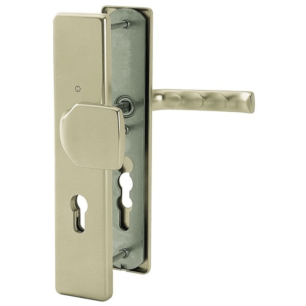Produktabbildung: HOPPE Schutzgarnitur London 113/2221/2210, 92 mm, Aluminium F4, 67-72 mm