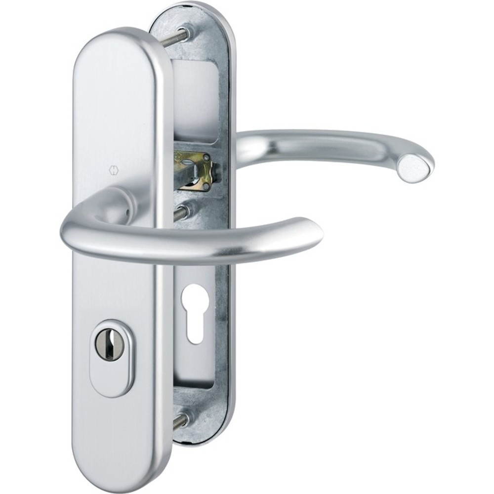 Produktabbildung: HOPPE Schutzgarnitur Marseille 1138/3332ZA/3410, 72 mm, Aluminium F1, 42-47 mm