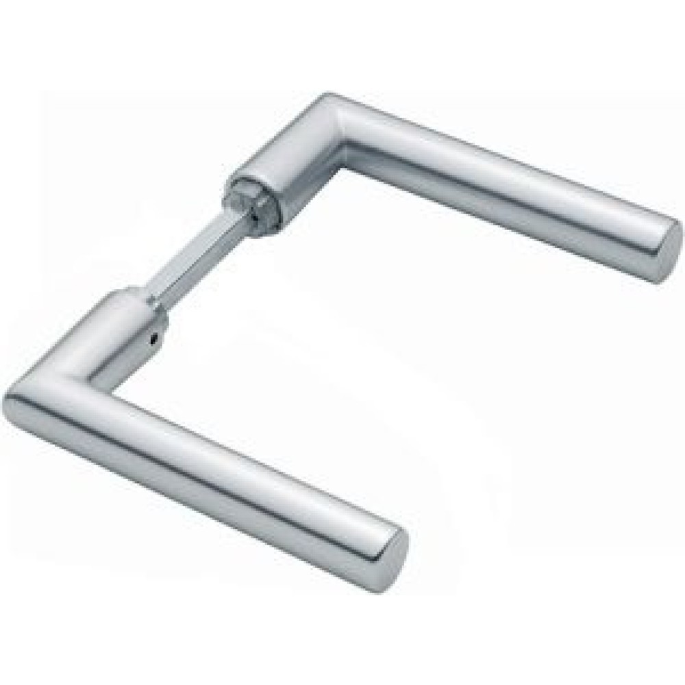 Produktabbildung: HOPPE Türdrückerpaar Amsterdam 1400, ohne Rosetten, Aluminium F1, Vierkantstift 8 mm
