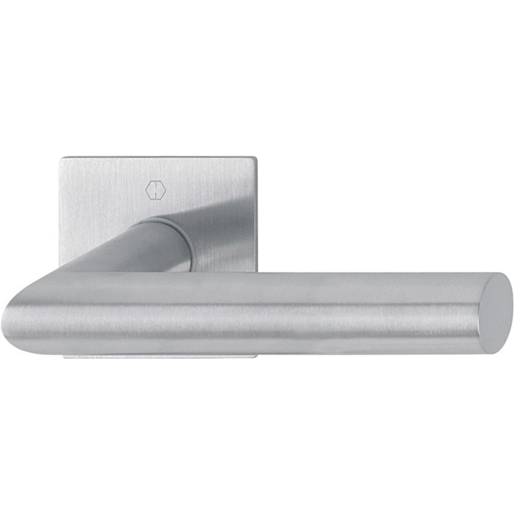 Produktabbildung: HOPPE Türdrückerpaar Amsterdam E1400Z/848N, mit Drückerrosetten, Edelstahl F69, Vierkantstift 8 mm