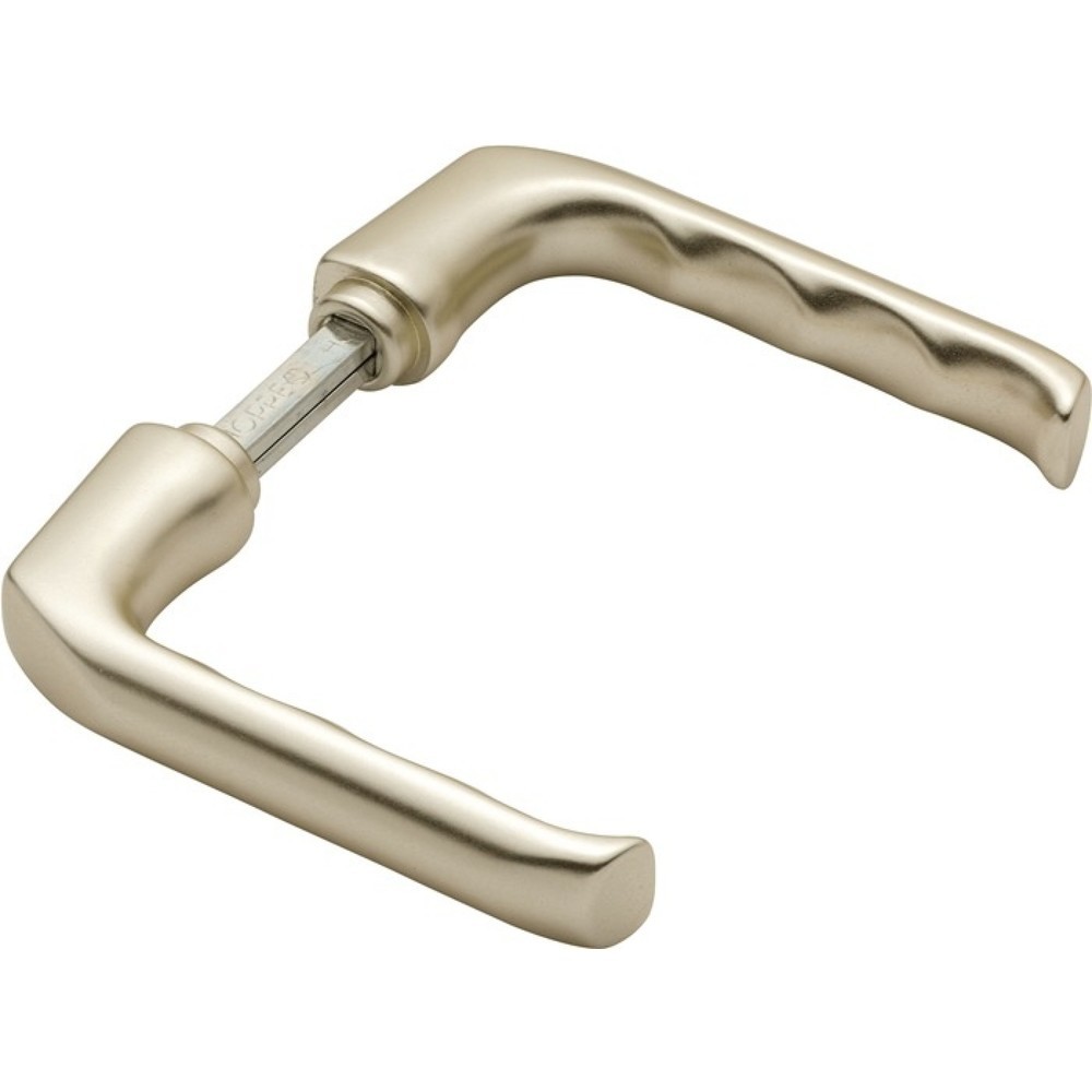Produktabbildung: HOPPE Türdrückerpaar London 113, ohne Rosetten, Aluminium F2, Vierkantstift 8 mm