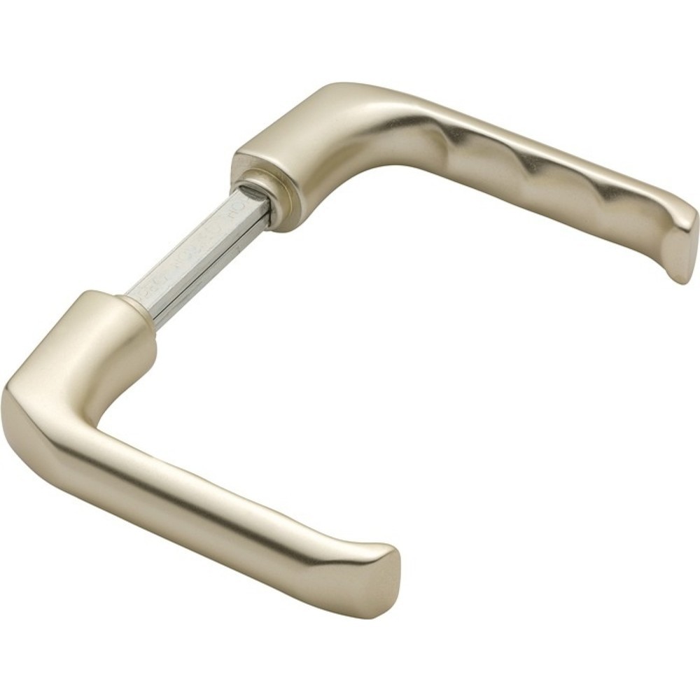 Produktabbildung: HOPPE Türdrückerpaar London 113 H, ohne Rosetten, Aluminium F2, Vierkantstift 10 mm