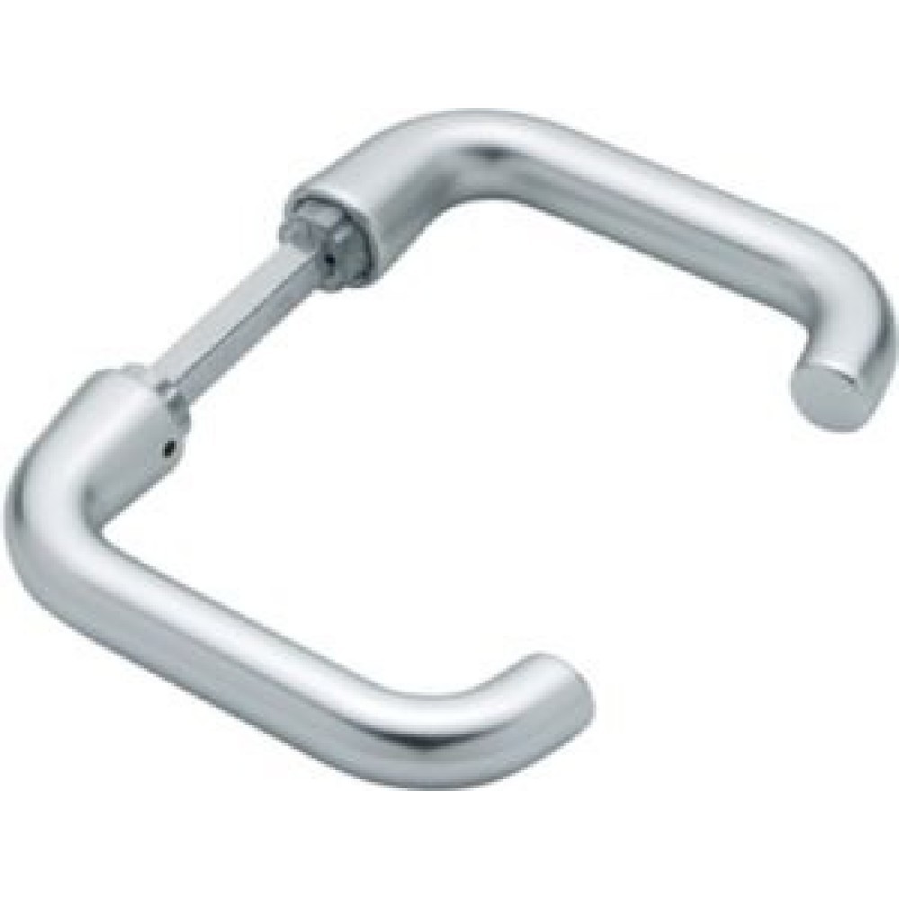 Produktabbildung: HOPPE Türdrückerpaar Paris 138L, ohne Rosetten, Aluminium F1, Vierkantstift 8 mm