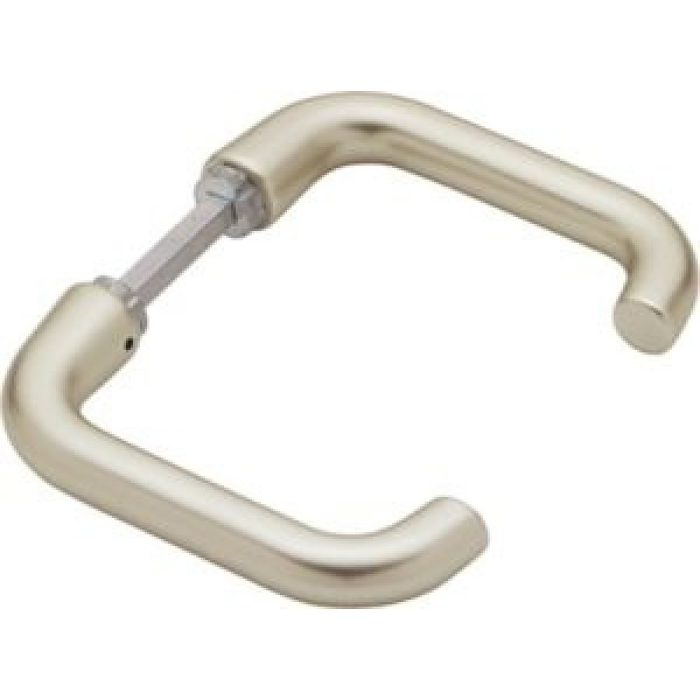Produktabbildung: HOPPE Türdrückerpaar Paris 138L, ohne Rosetten, Aluminium F2, Vierkantstift 8 mm