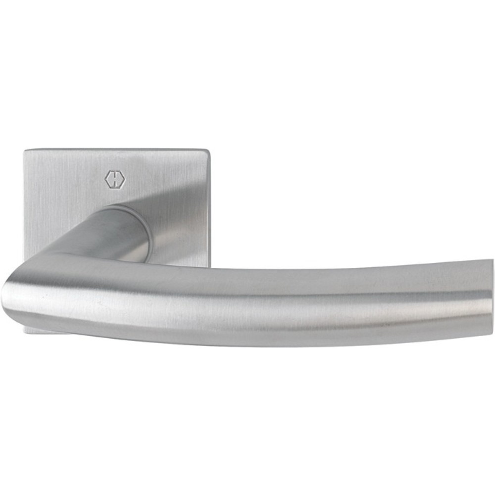 Produktabbildung: HOPPE Türdrückerpaar Trondheim E1430Z/848N, mit Drückerrosetten, Edelstahl F69, Vierkantstift 8 mm
