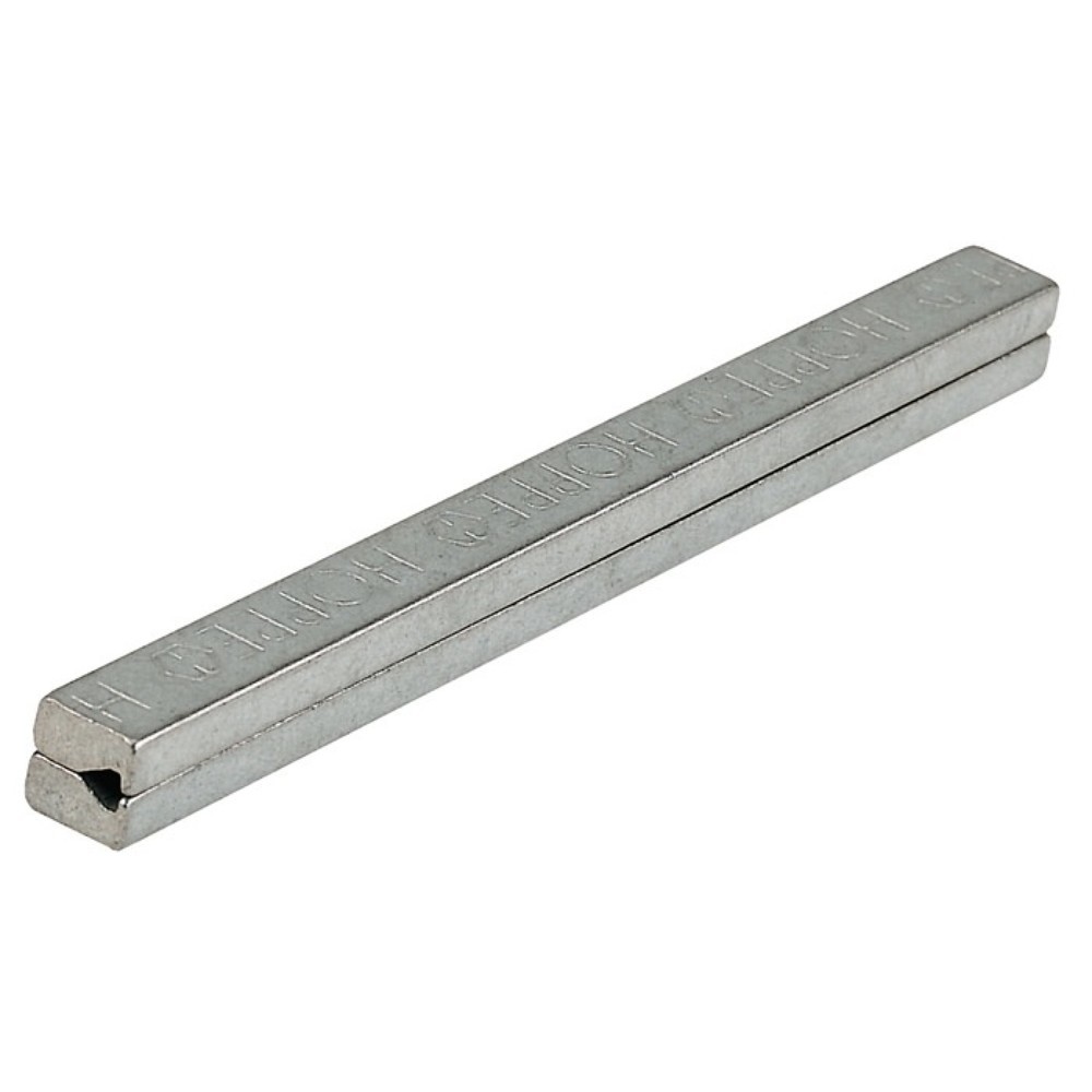 Produktabbildung: HOPPE Vierkantstift Profilstift, Eisen verzinkt, Vierkant 8 x 160 mm, 2-teilig