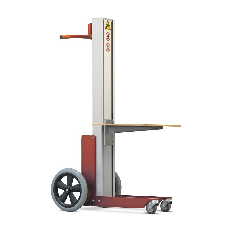 Produktabbildung Nr. 1: HOVMAND Hebelift mit Holz-Plattform, Hubbereich 115-1.062 mm, TK 70 kg