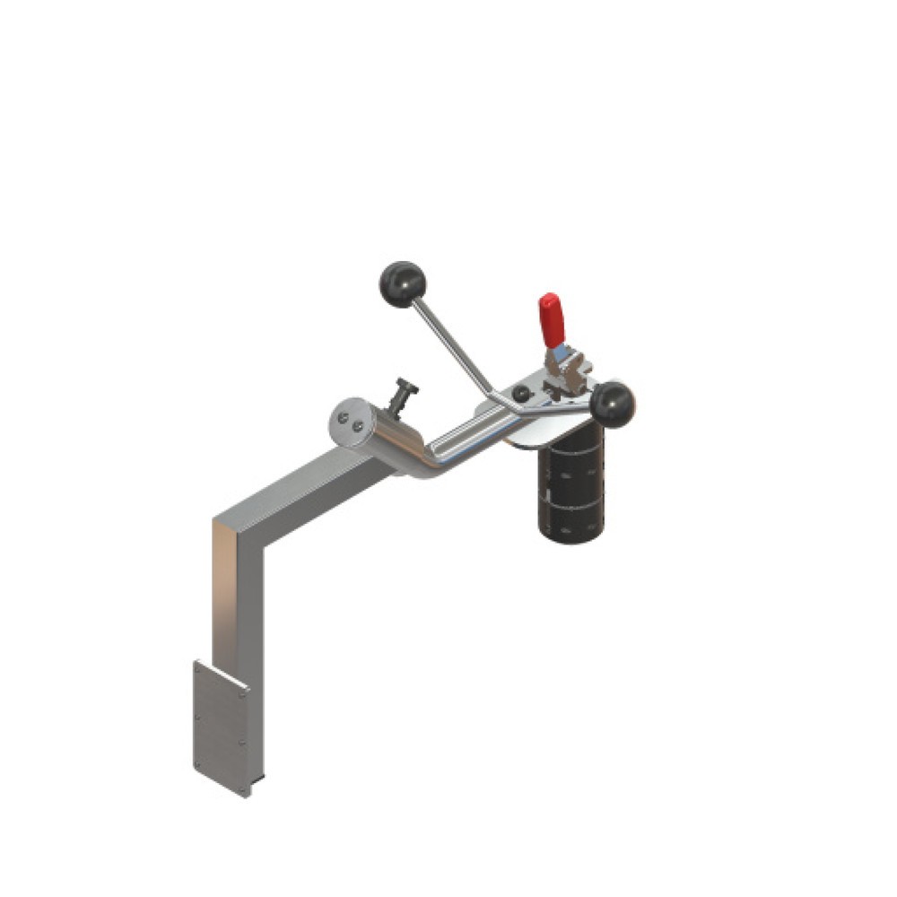 Produktabbildung Nr. 2: HOVMAND Hebelift mit Rollenmanipulator für Rollen bis 40 kg, Hubhöhe 1.242 mm, TK 80 kg