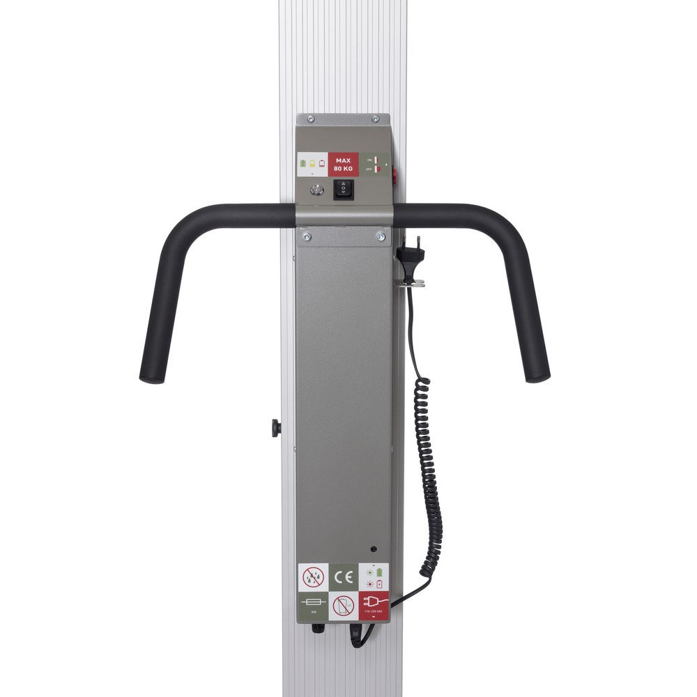 Produktabbildung Nr. 3: HOVMAND Hebelift mit Rollenmanipulator für Rollen bis 40 kg, Hubhöhe 1.242 mm, TK 80 kg