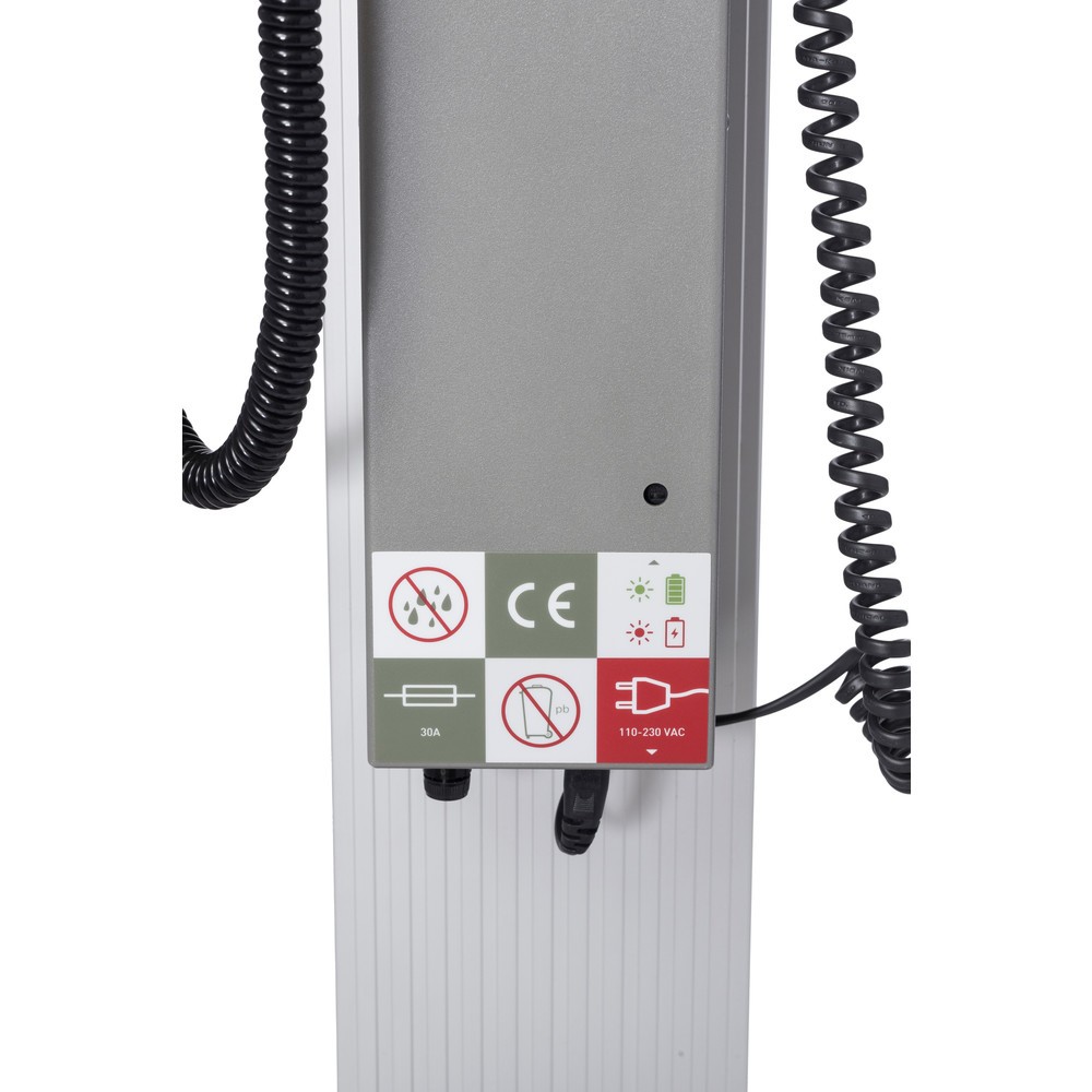 Produktabbildung Nr. 3: HOVMAND Hebelift mit Rollenmanipulator für Rollen bis 40 kg, Hubhöhe 2.042 mm, TK 130 kg