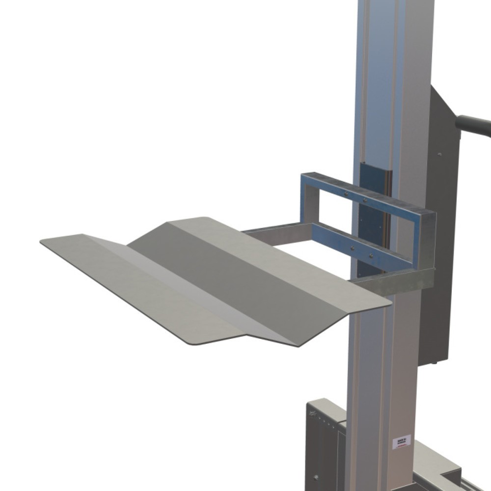 Produktabbildung Nr. 2: HOVMAND Hebelift mit Wave Plattform für Rollen bis 50 kg, Hubhöhe 1.242 mm, TK 80 kg