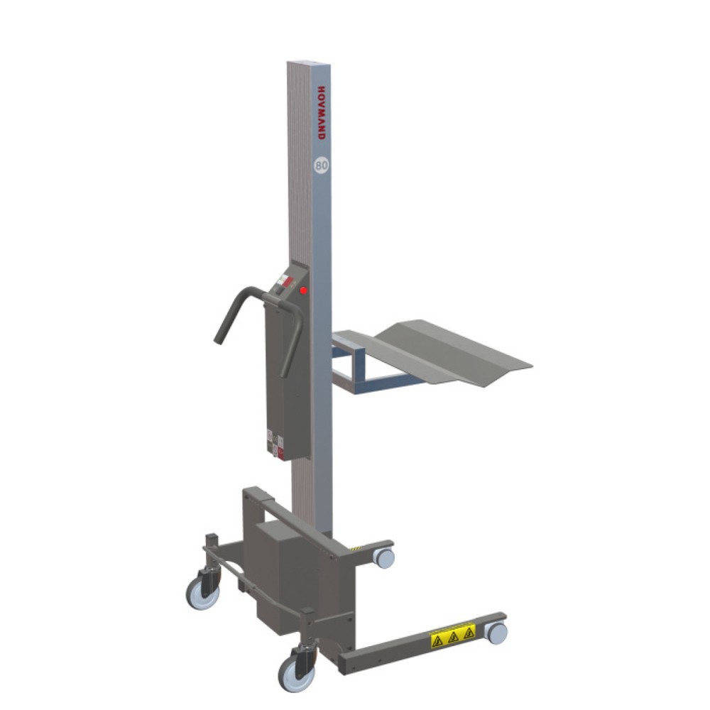 Produktabbildung Nr. 3: HOVMAND Hebelift mit Wave Plattform für Rollen bis 50 kg, Hubhöhe 1.242 mm, TK 80 kg