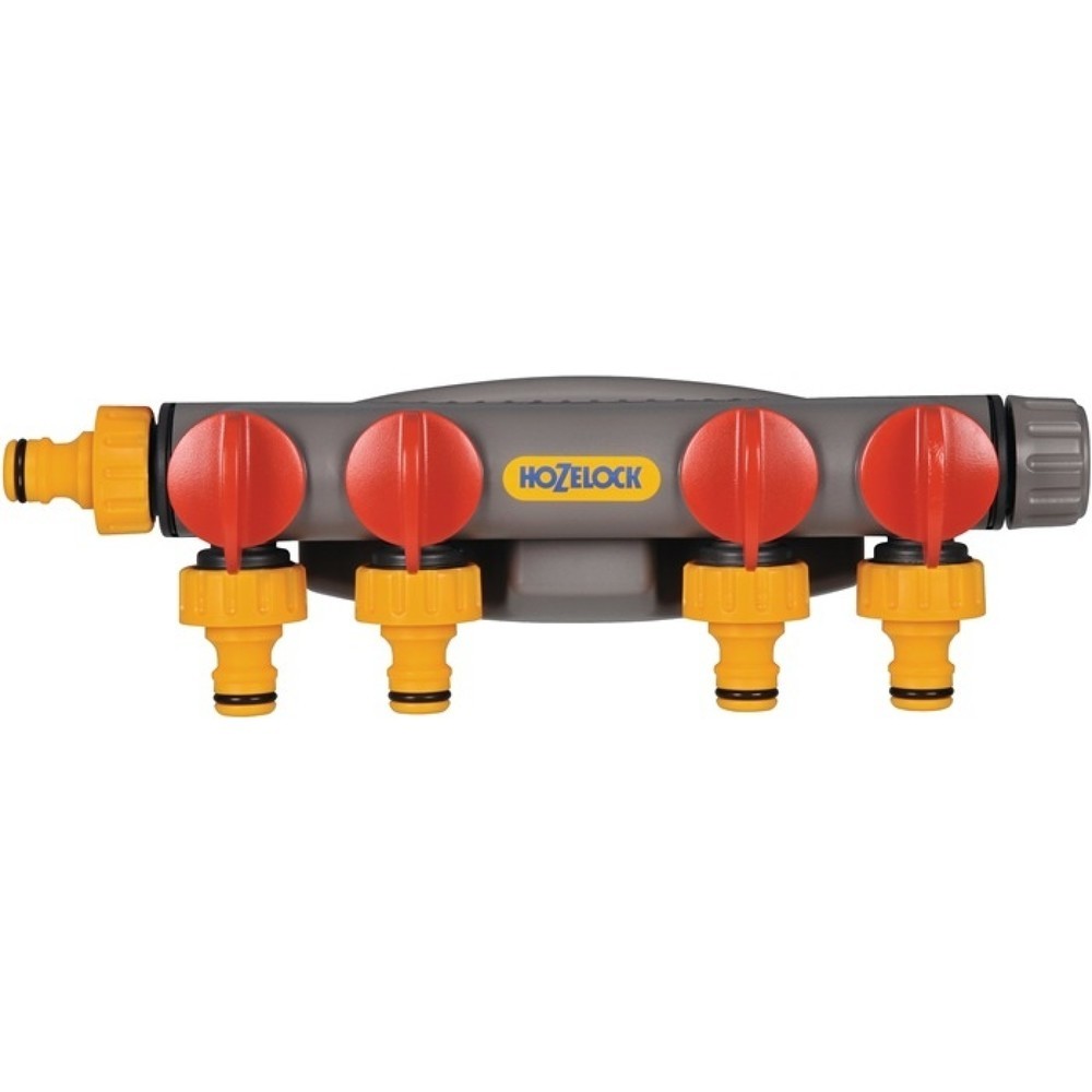 Produktabbildung: HOZELOCK 4-Wege-Hahnstück, PVC