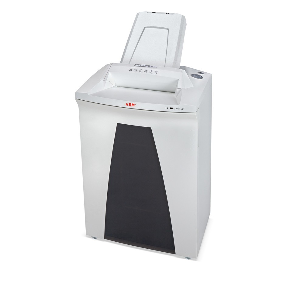 Produktabbildung: HSM® Aktenvernichter SECURIO AF500, automatischer Papiereinzug, Partikelschnitt 4,5 x 30 mm