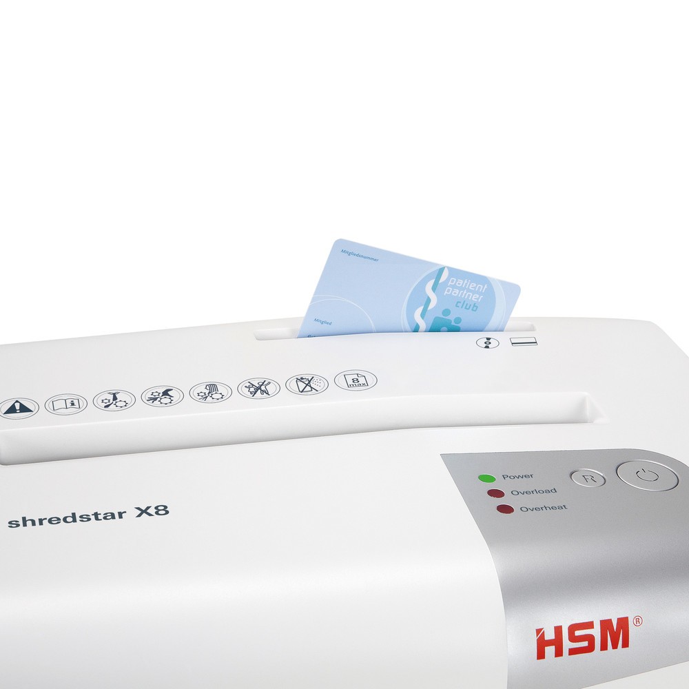 Produktabbildung Nr. 2: HSM® Aktenvernichter shredstar X8, Partikelschnitt 4,5 x 30 mm