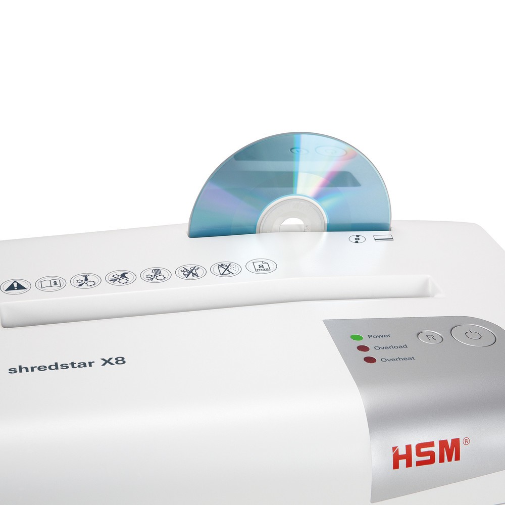 Produktabbildung Nr. 5: HSM® Aktenvernichter shredstar X8, Partikelschnitt 4,5 x 30 mm