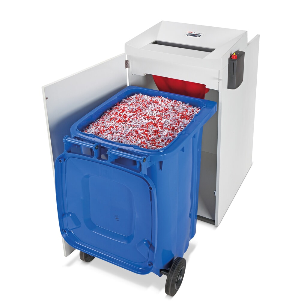 HSM® Groß-Aktenvernichter Pure 740 max, Volumen 240 l, Partikelschnitt 4,5 x 30 mm Produktabbildung Nr. 3: HSM® Groß-Aktenvernichter Pure 740 max, Volumen 240 l, Partikelschnitt 4,5 x 30 mm