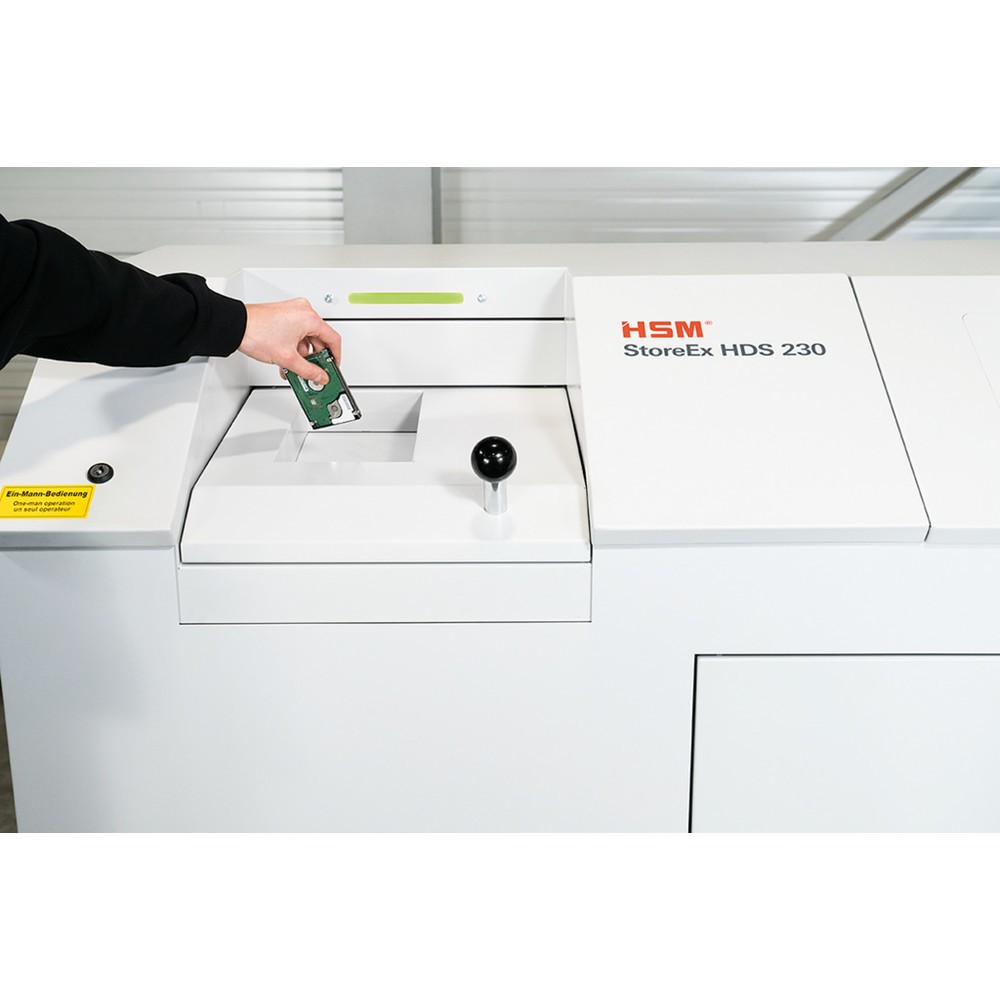 Produktabbildung Nr. 6: HSM®Medienvernichter StoreEx HDS 230, einstufig, Partikelschnitt 20 x 40-50 mm