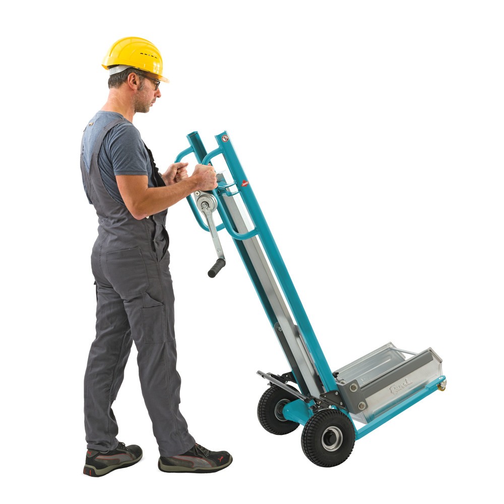 Produktabbildung Nr. 3: Hubkarre Ameise® mit Gabelaufnahme, Luft-Bereifung