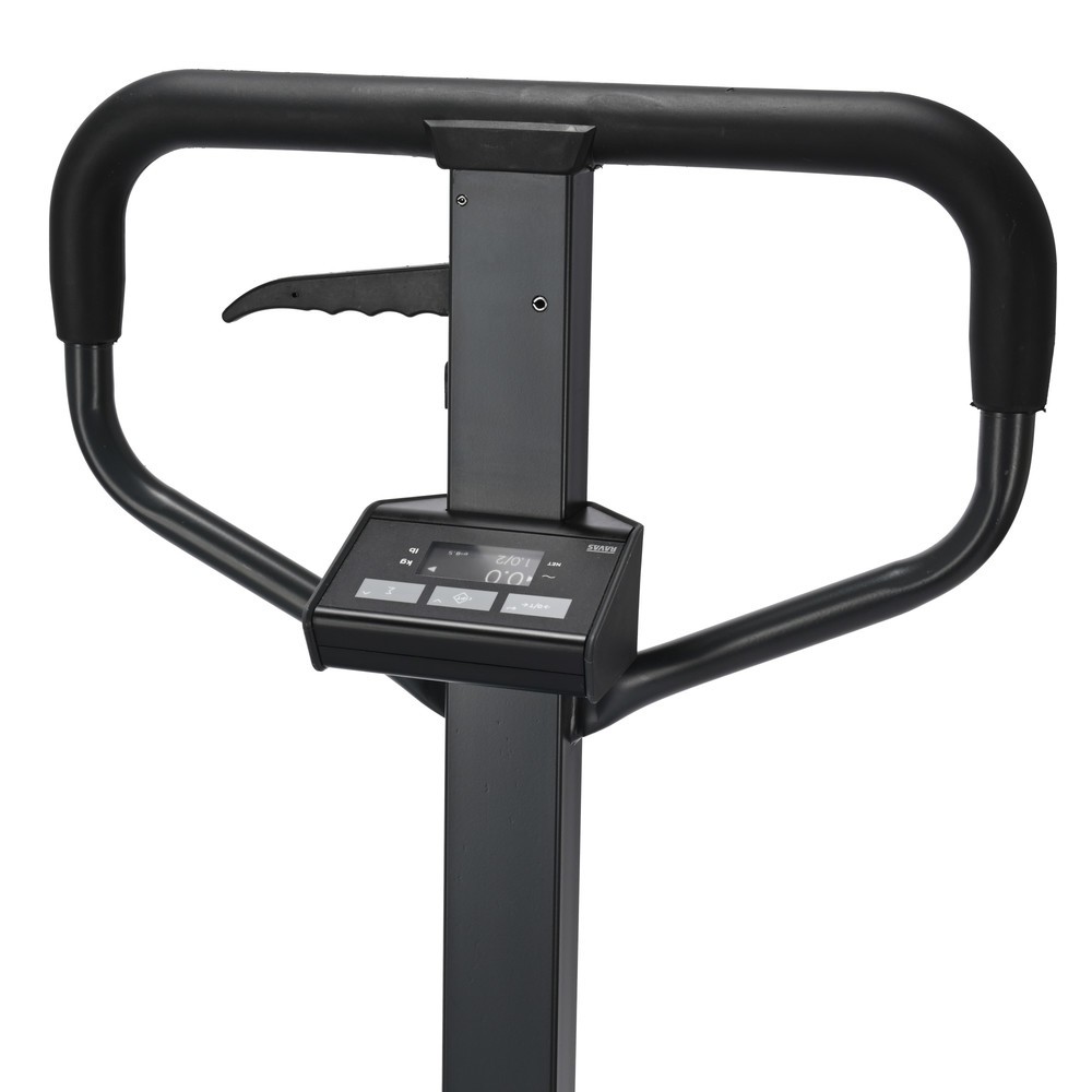 Produktabbildung Nr. 4: Hubwagen mit Waage Ameise® PTM 2.0 Scale mit Display am Deichselkopf, Tragkraft 2.000 kg, Einfachrollen