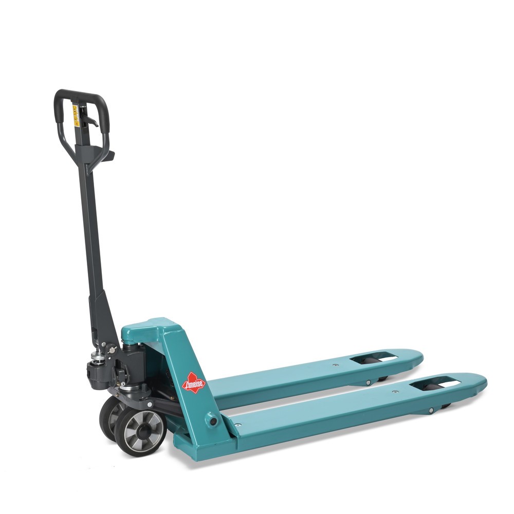 Produktabbildung: Hubwagen mit Waage Ameise® PTM 2.0 Scale mit Display am Deichselkopf, Tragkraft 2.000 kg, Einfachrollen