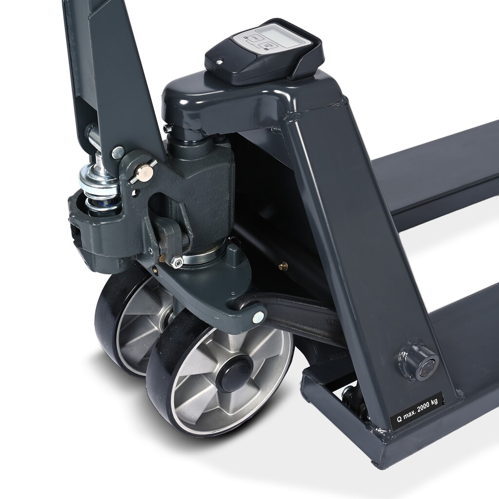 Produktabbildung Nr. 12: Hubwagen mit Waage HEMMDAL PTM 2.0 Scale, Tragfähigkeit 2000 kg, 5-kg-Schritte, Einfach-Gabelrollen