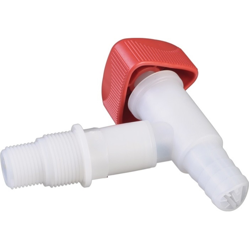 Produktabbildung Nr. 1: HÜNERSDORFF Auslaufhahn, HDPE/LDPE R 1/2+R 3/4 ″