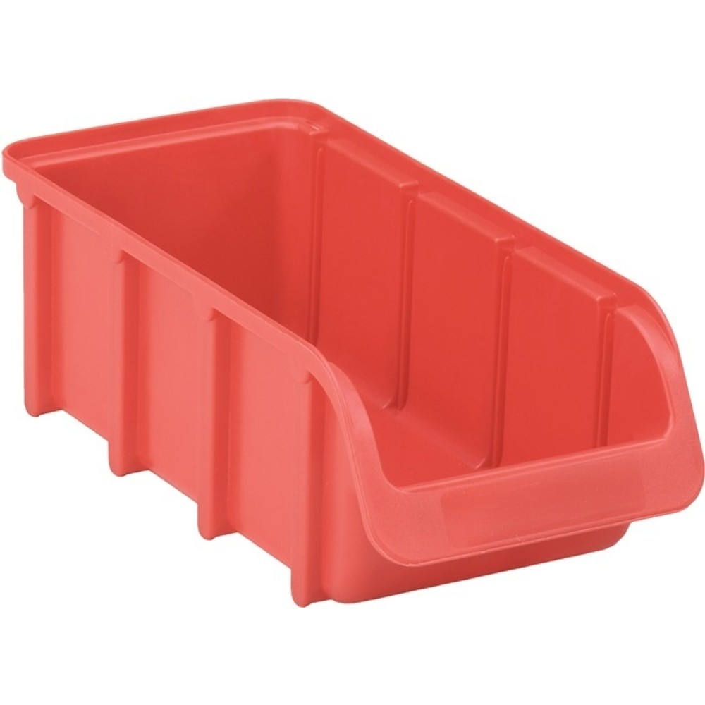 Produktabbildung Nr. 1: HÜNERSDORFF Sichtlagerkasten, PP rot, L216/183xB102xH74mm, stapelbar