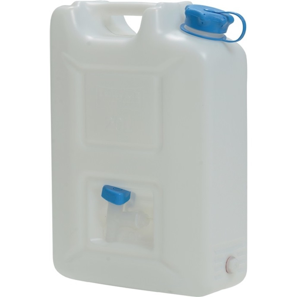 Produktabbildung Nr. 2: HÜNERSDORFF Wasserkanister 22l HD-PE stapelbar,m.Auslaufhahn H495xB350xT165mm