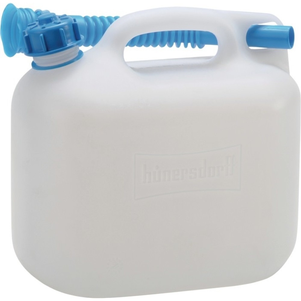 Produktabbildung: HÜNERSDORFF Wasserkanister 12l HD-PE m.Auslaufrohr H331xB290xT160mm