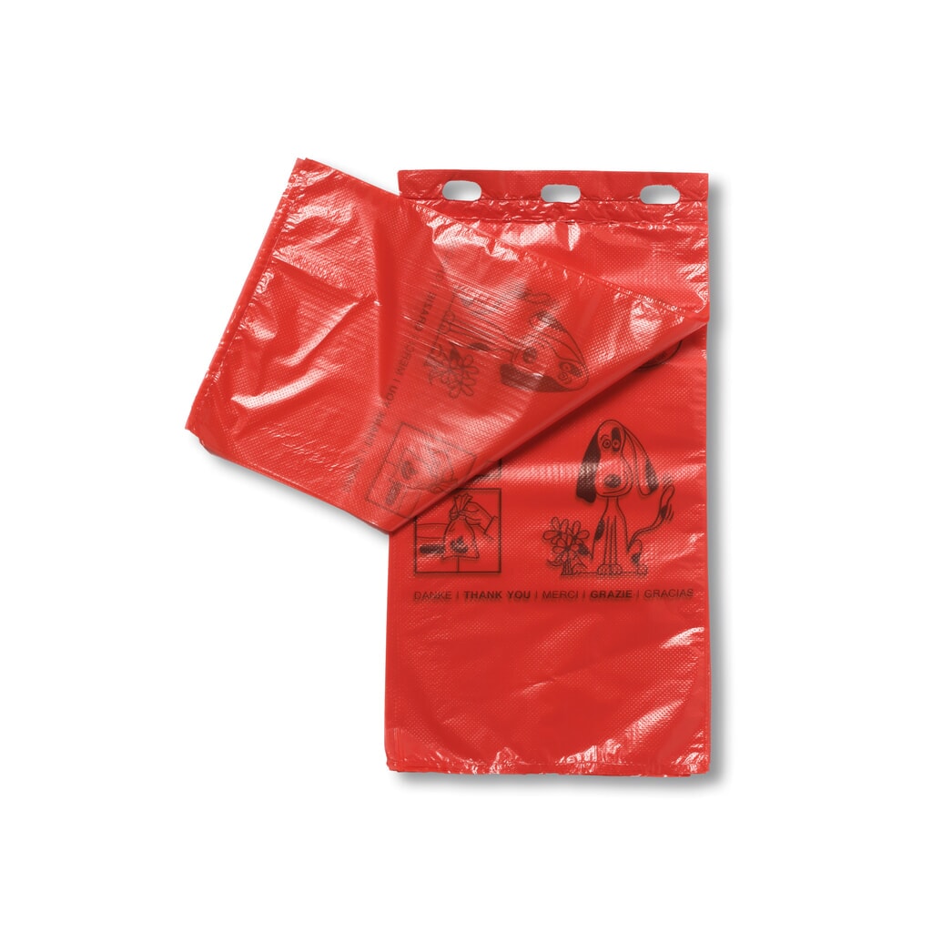 Hundekotbeutel, 1.000 Stk/VE, rot Produktabbildung Nr. 2: Hundekotbeutel, 1.000 Stk/VE, rot