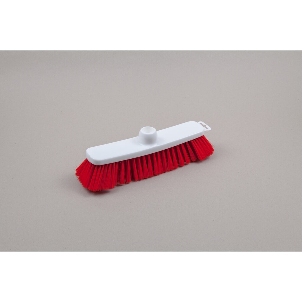Hygiene-Besen, Kunststoff, dt. Gewinde, Polyesterborsten 0.25, weich, 280 mm, rot Produktabbildung: Hygiene-Besen, Kunststoff, dt. Gewinde, Polyesterborsten 0.25, weich, 280 mm, rot