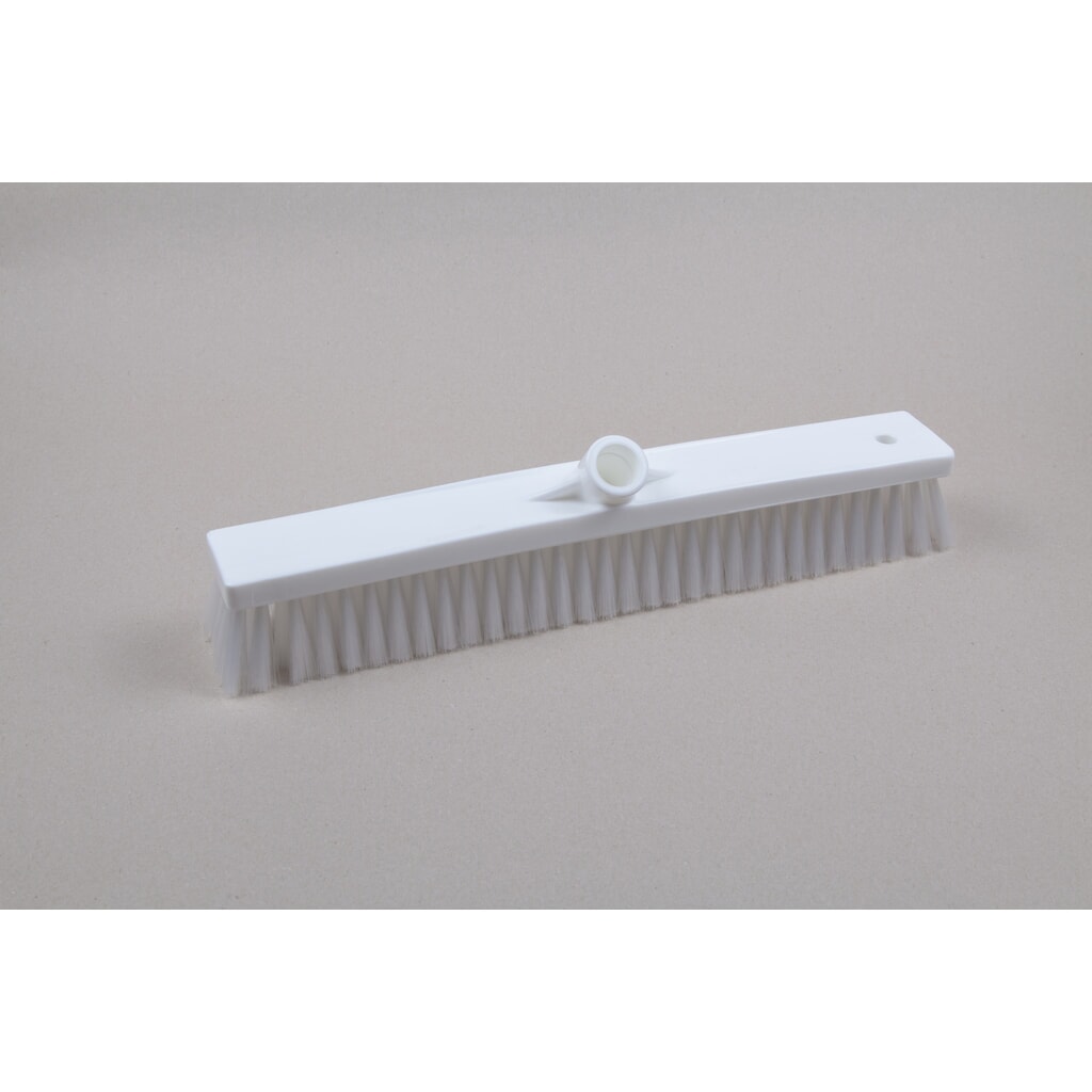 Hygiene-Saalbesen, Kunststoff, dt. Gewinde, Polyesterborsten 0.25, weich, 450 mm, transparent Produktabbildung: Hygiene-Saalbesen, Kunststoff, dt. Gewinde, Polyesterborsten 0.25, weich, 450 mm, transparent