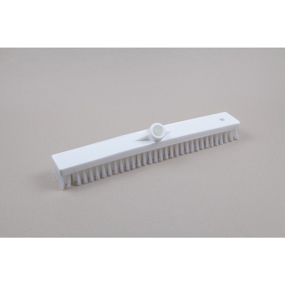 Produktabbildung: Hygiene-Schrubber/-Wischer, Kunststoff, dt. Gewinde, Polyesterborsten 0.50, hart, 450 mm, transparent