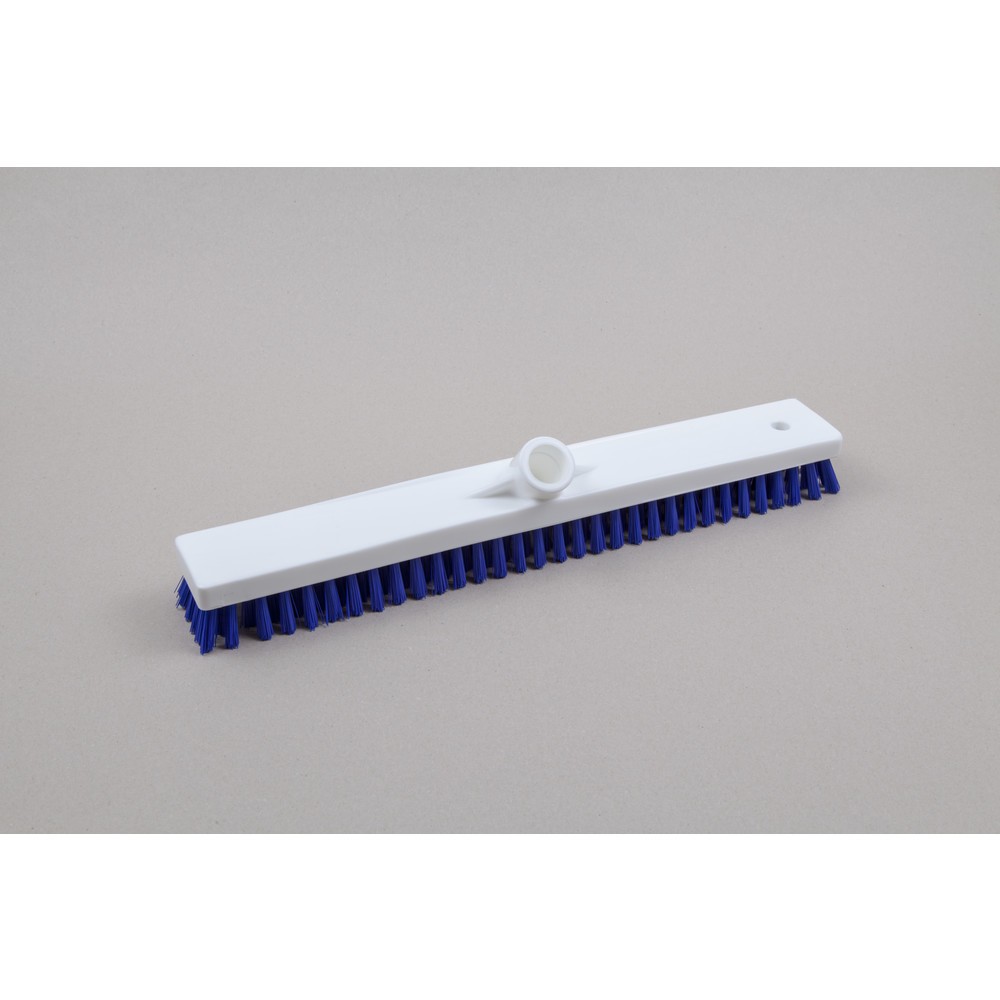 Produktabbildung: Hygiene-Schrubber/-Wischer, Kunststoff, dt. Gewinde, Polyesterborsten 0.50, hart, 450 mm, blau