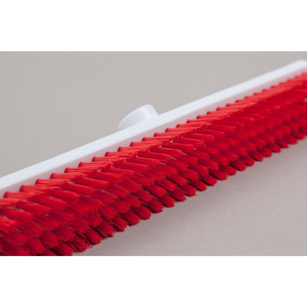 Produktabbildung Nr. 2: Hygiene-Schrubber/-Wischer, Kunststoff, dt. Gewinde, Polyesterborsten 0.50, hart, 450 mm, rot