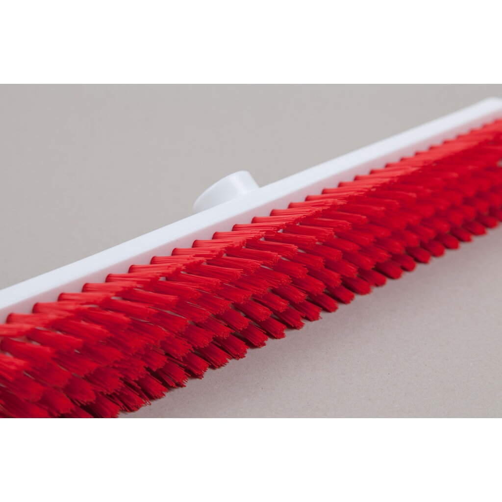 Produktabbildung Nr. 2: Hygiene-Schrubber/-Wischer, Kunststoff, dt. Gewinde, Polyesterborsten 0.50, hart, 450 mm, rot