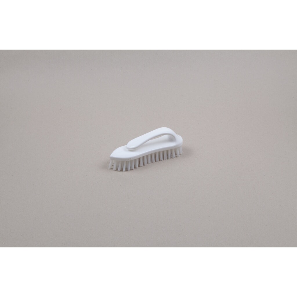 Hygiene-Waschbürste mit Bügel, Kunststoff, Polyesterborsten 0.50, hart, transparent Produktabbildung: Hygiene-Waschbürste mit Bügel, Kunststoff, Polyesterborsten 0.50, hart, transparent