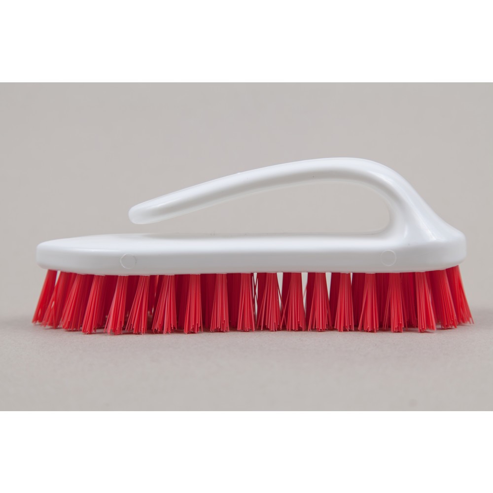 Produktabbildung Nr. 2: Hygiene-Waschbürste mit Bügel, Kunststoff, Polyesterborsten 0.50, hart, rot