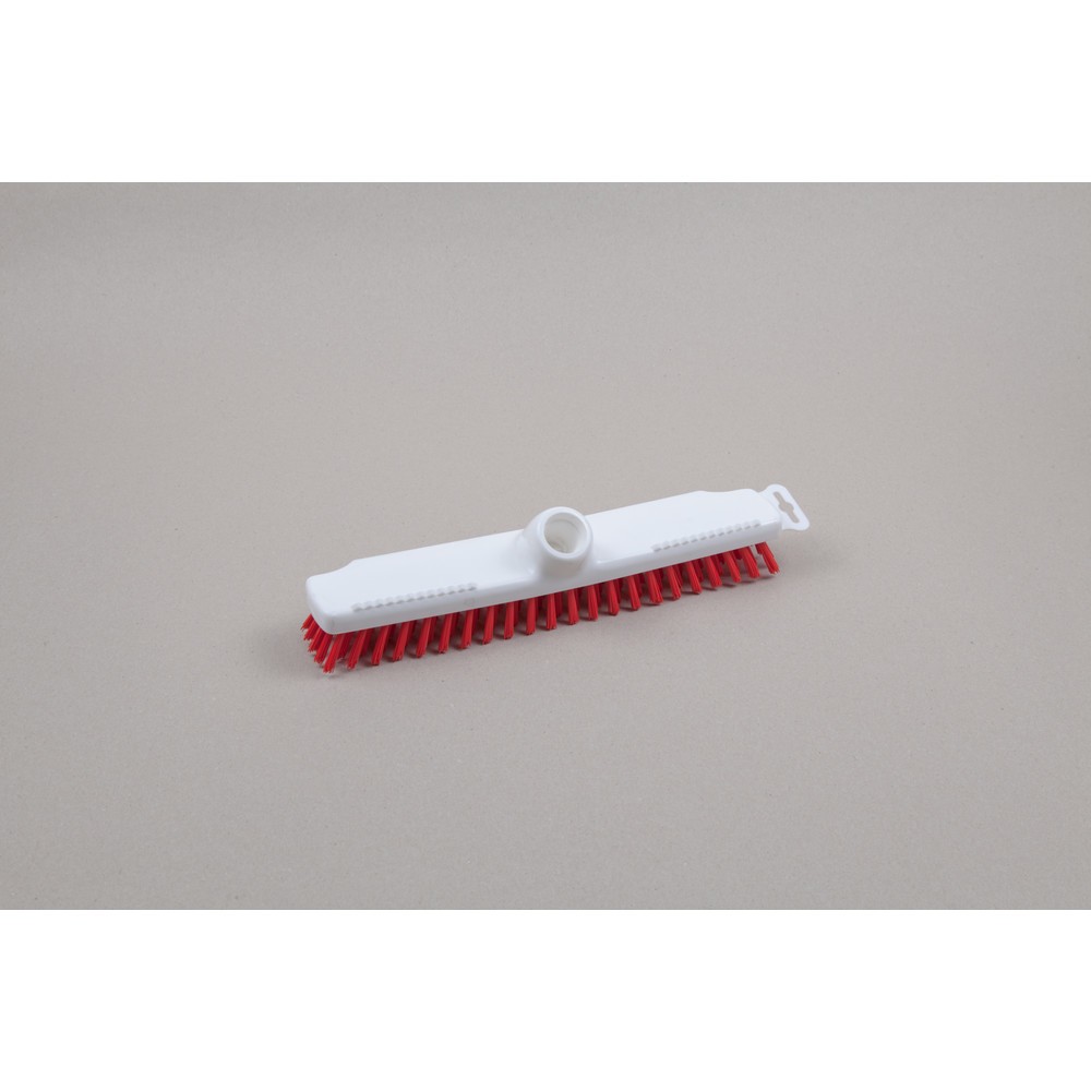 Produktabbildung: Hygiene-Wischer, Kunststoff, dt. Gewinde, Polyesterborsten 0.50, hart, 280 mm, rot