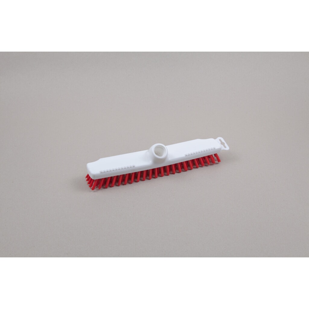 Produktabbildung: Hygiene-Wischer, Kunststoff, dt. Gewinde, Polyesterborsten 0.50, hart, 280 mm, rot