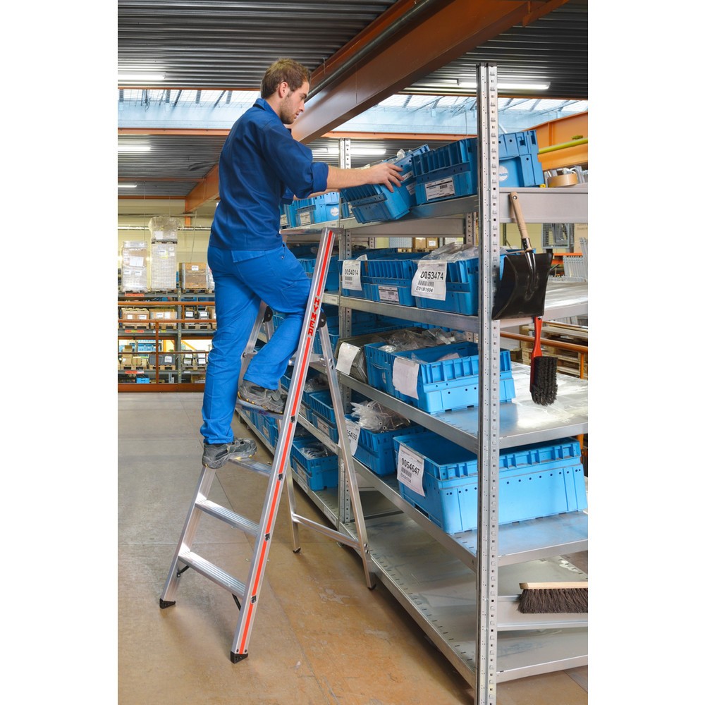 Produktabbildung Nr. 12: HYMER Industrie-Stufenleiter, 1-seitig, Standhöhe 0,93 m