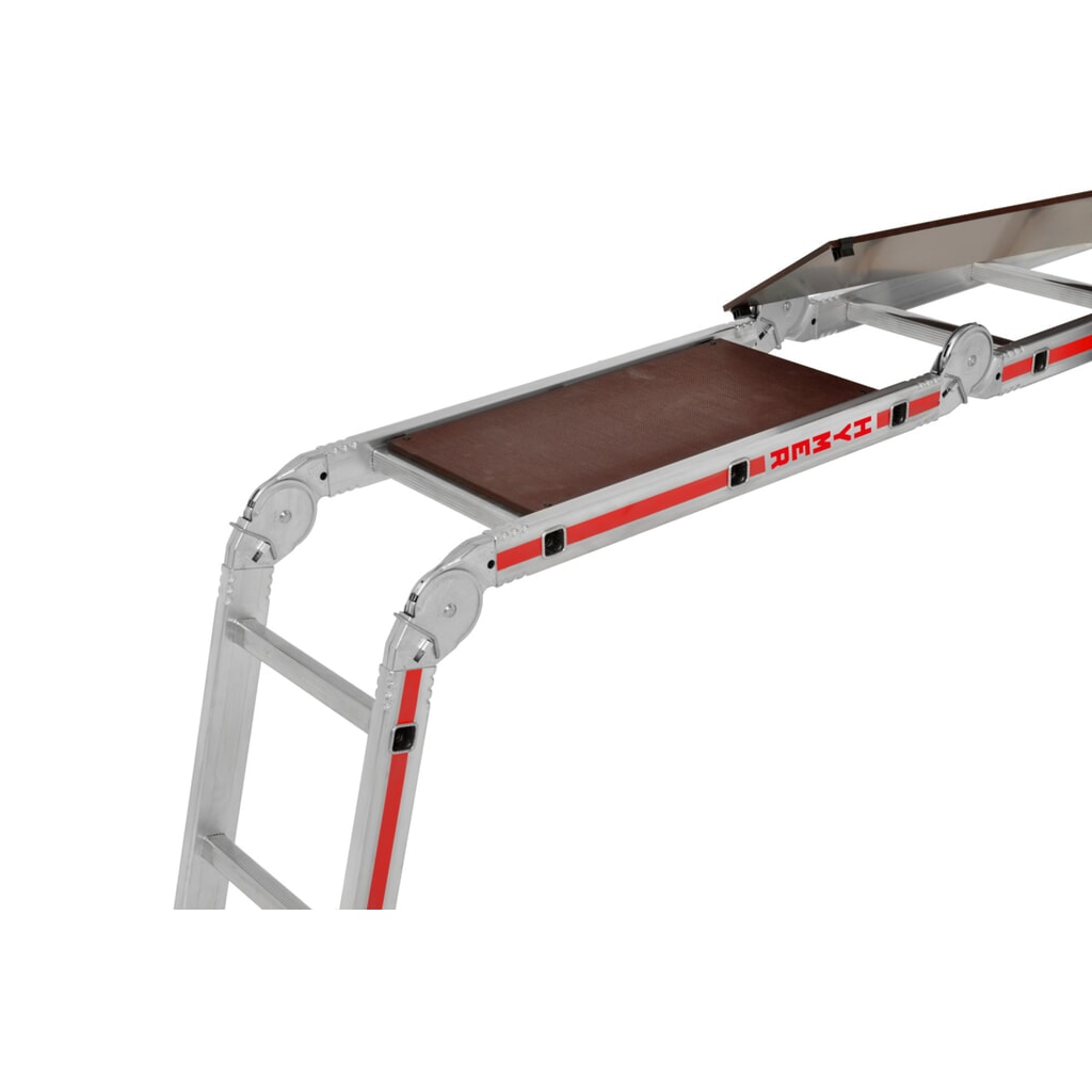 HYMER Mehrzweckleiter, Standhöhe 2,5 m, 4x3 Sprossen Produktabbildung Nr. 7: HYMER Mehrzweckleiter, Standhöhe 2,5 m, 4x3 Sprossen
