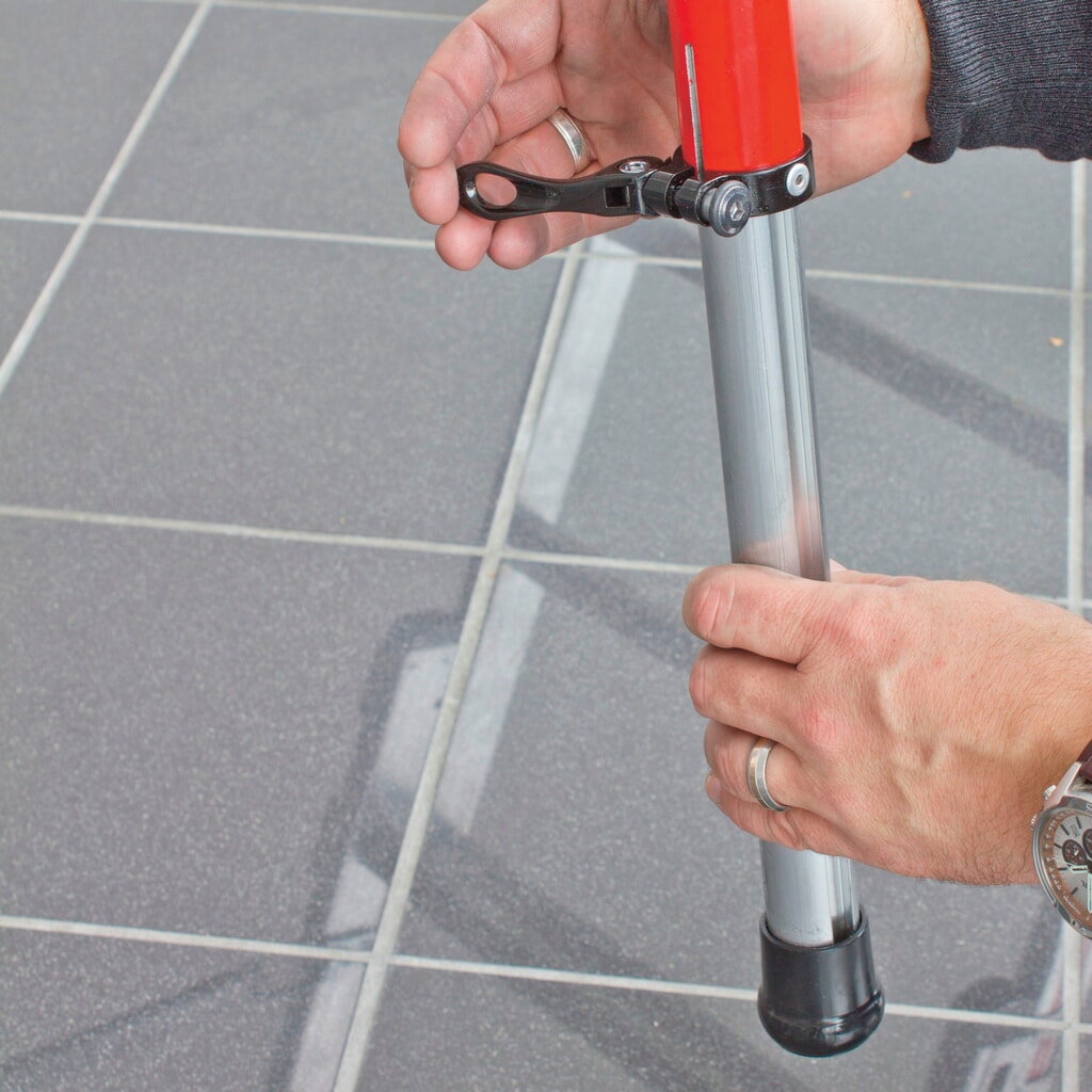 HYMER Plattformleiter, fahr- und klappbar, Standhöhe 0,93 m Produktabbildung Nr. 3: HYMER Plattformleiter, fahr- und klappbar, Standhöhe 0,93 m
