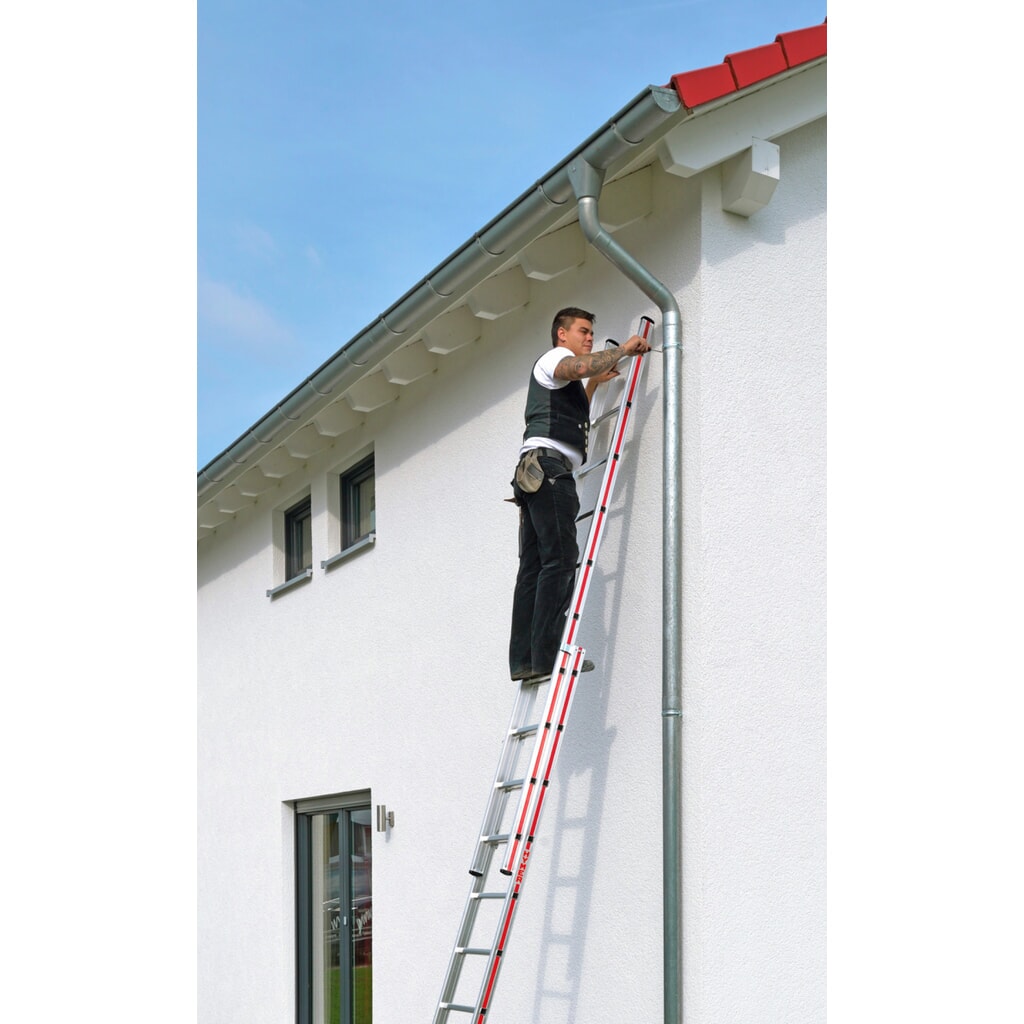 HYMER Schiebeleiter, 2-teilig, Gesamtlänge 5,99 m Produktabbildung Nr. 3: HYMER Schiebeleiter, 2-teilig, Gesamtlänge 5,99 m