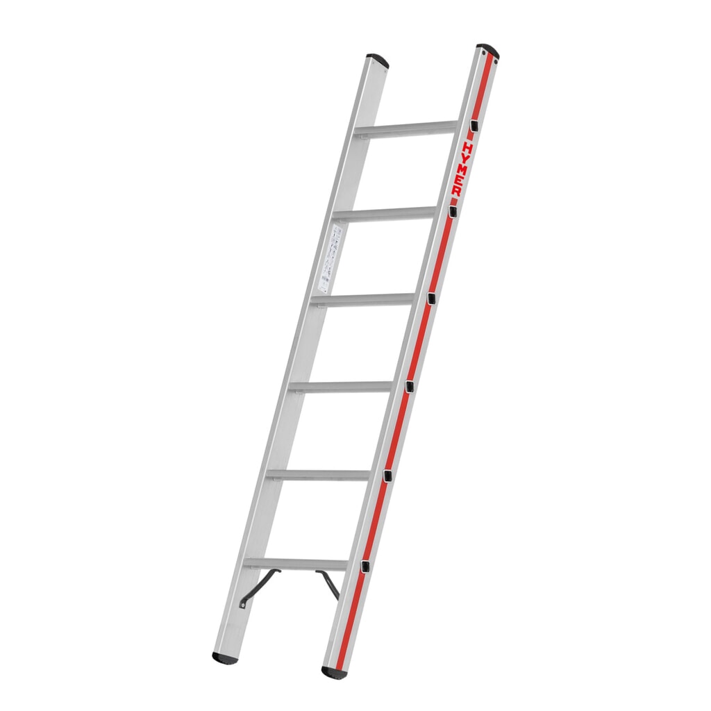 HYMER Stufen-Anlegeleiter, 6 Stufen, Länge 1,72 m Produktabbildung Nr. 1: HYMER Stufen-Anlegeleiter, 6 Stufen, Länge 1,72 m