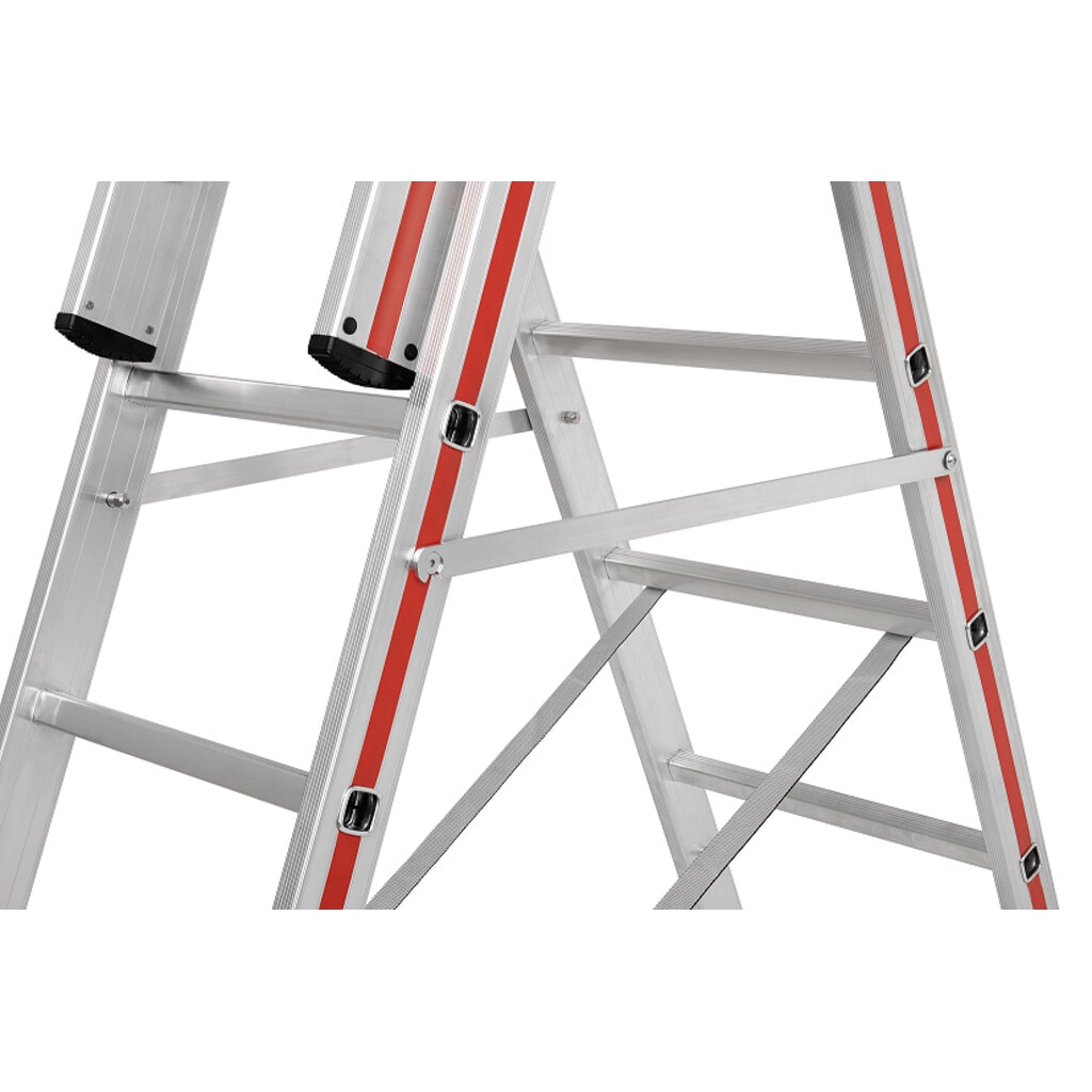Produktabbildung Nr. 5: HYMER Stufen-Mehrzweckleiter, 3-teilig, Gesamtlänge 4,07 m